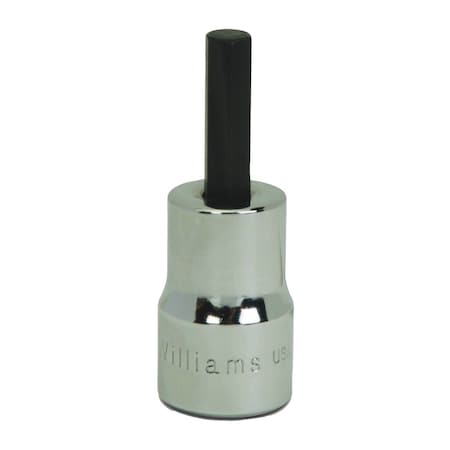 Williams 3/8 Drive Hex Bit Socket, High Polished Chrome Finish, 5/32 JHWBA-5A